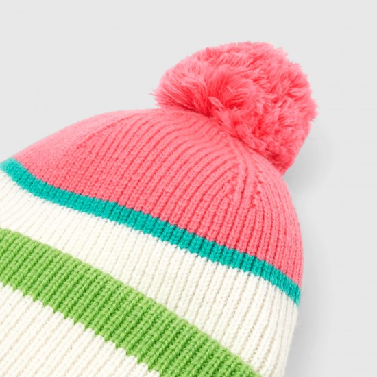 Girl color block hat