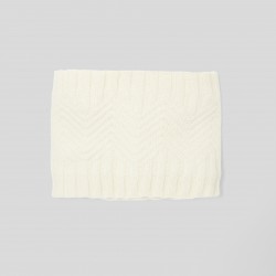 Girl colorful jacquard snood