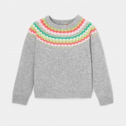 Girl jacquard sweater