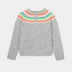 Girl jacquard sweater