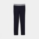 Girl cotton piqué leggings