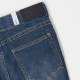 Boy denim-style fleece pants