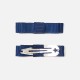 Duo of flat bow barrettes