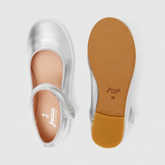 Girl glazed leather Mary Janes