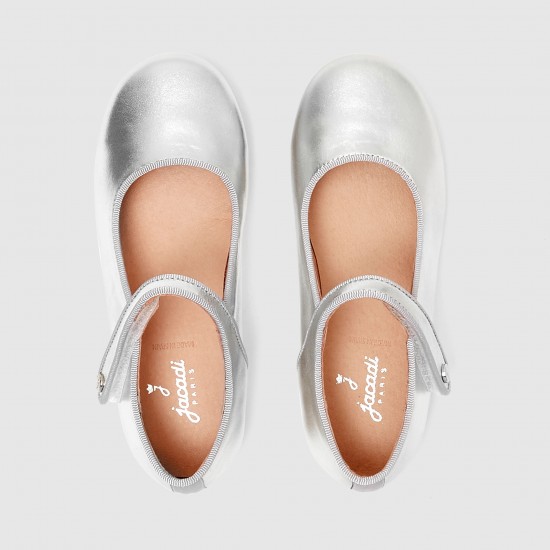 Girl glazed leather Mary Janes