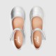 Girl glazed leather Mary Janes