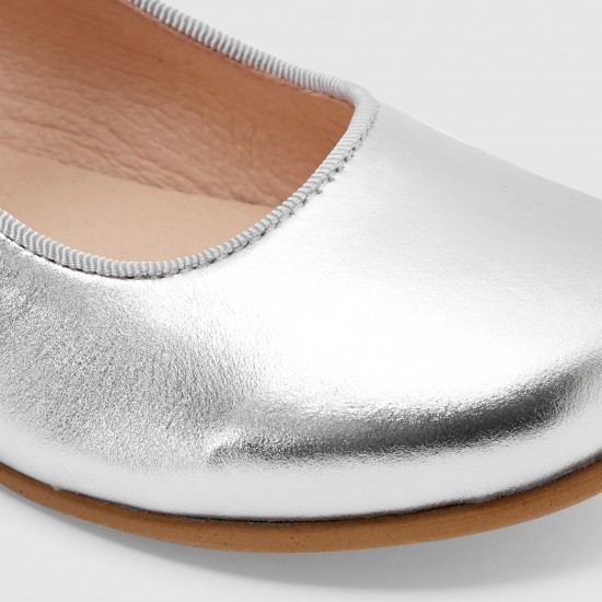 Girl glazed leather Mary Janes