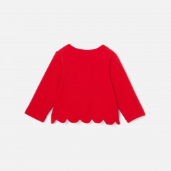 Toddler girl fleece cardigan