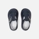 Unisex smooth leather T-strap shoes