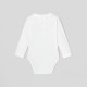 Toddler girl bodysuit with scalloped collar
