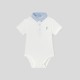 Toddler boy bodysuit with Oxford collar
