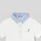 Toddler boy bodysuit with Oxford collar
