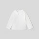 Toddler girl T-shirt with petal collar