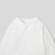 Toddler girl T-shirt with petal collar