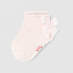 Girl socks with bow
