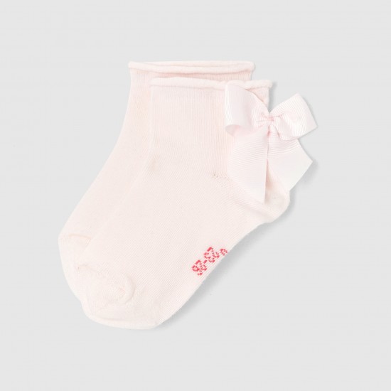 Girl socks with bow