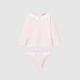 Toddler girl UV-blocking swimsuit