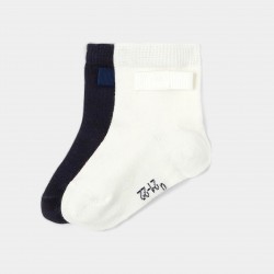 Toddler girl sock duo