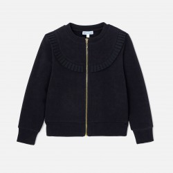 Girl zippered cardigan