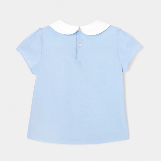 Girl poplin blouse