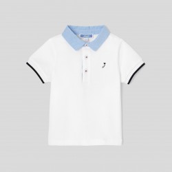 Toddler boy short-sleeved polo