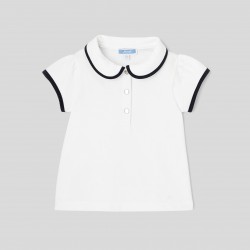 Toddler girl short-sleeved polo