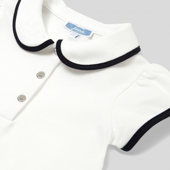Toddler girl short-sleeved polo