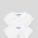 Set of 2 short-sleeved baby bodysuits