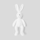 Small rabbit plush toy