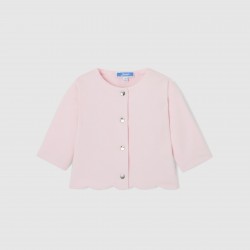 Baby girl jersey cardigan