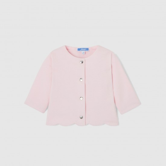 Baby girl jersey cardigan
