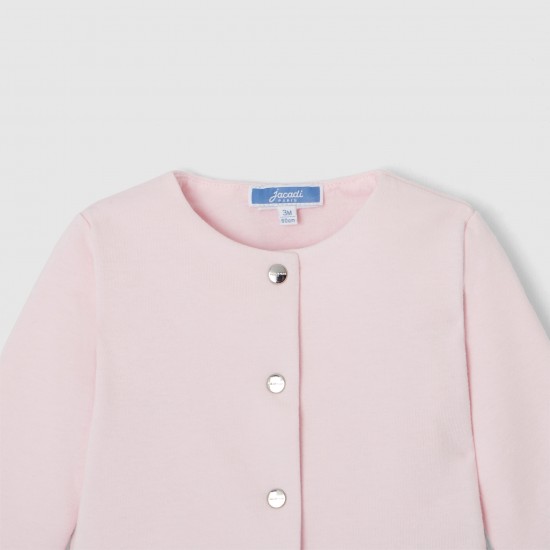 Baby girl jersey cardigan
