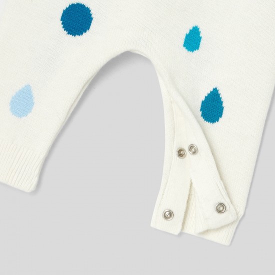 Baby girl wool onesie