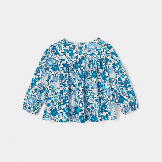 Baby girl Liberty fabric blouse