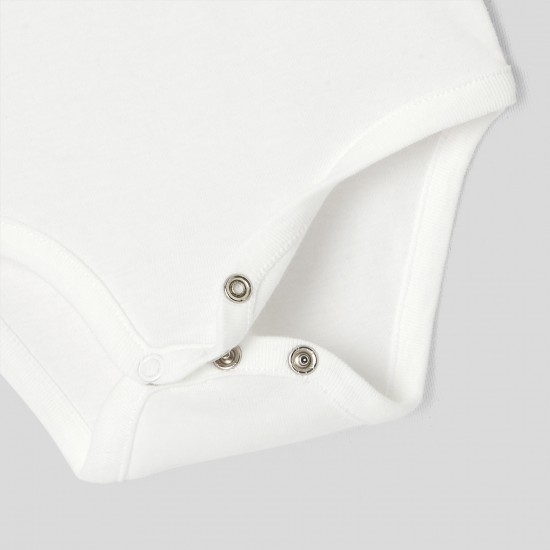 Baby girl decorative neckline bodysuit