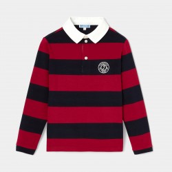 Boy long sleeve polo