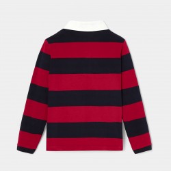 Boy long sleeve polo