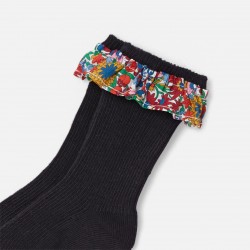 Baby girl socks with frills