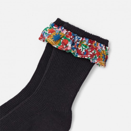 Baby girl socks with frills