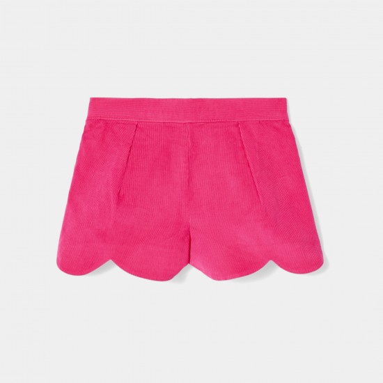 Baby girl velour shorts