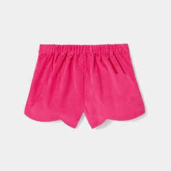 Baby girl velour shorts