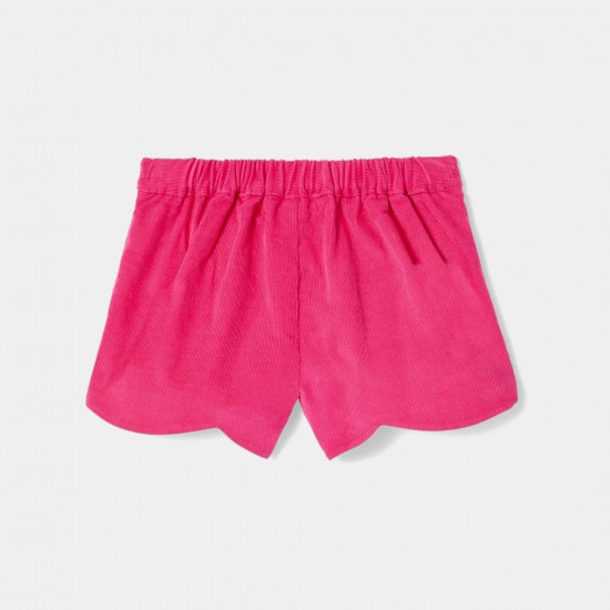 Baby girl velour shorts