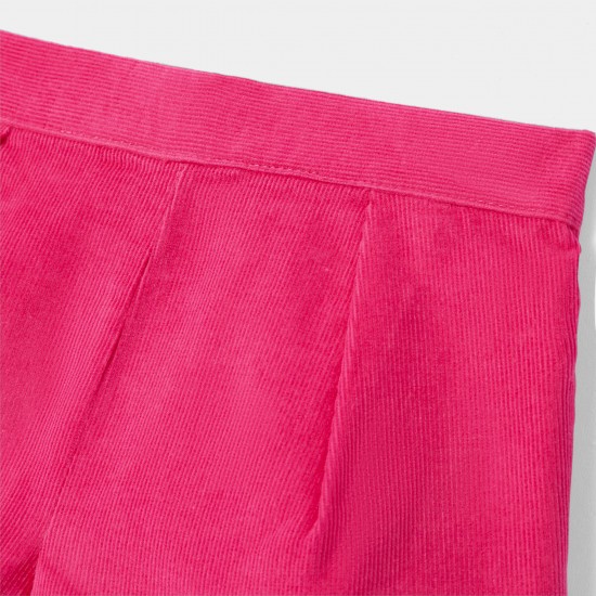 Baby girl velour shorts