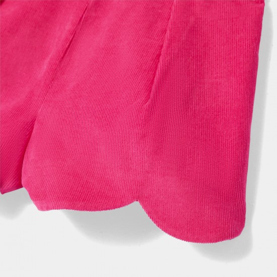 Baby girl velour shorts