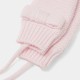 Baby girl knit mittens