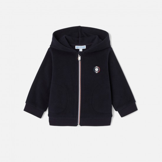 Baby boy zip-up hoodie