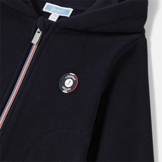 Baby boy zip-up hoodie