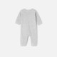 Baby girl boucle knit velour pajamas