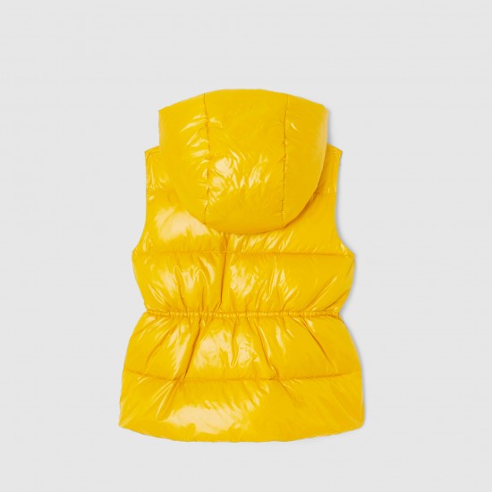 Girl sleeveless down jacket