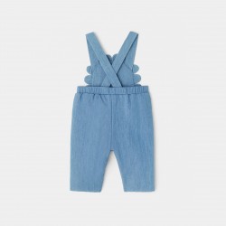 Baby girl denim overalls